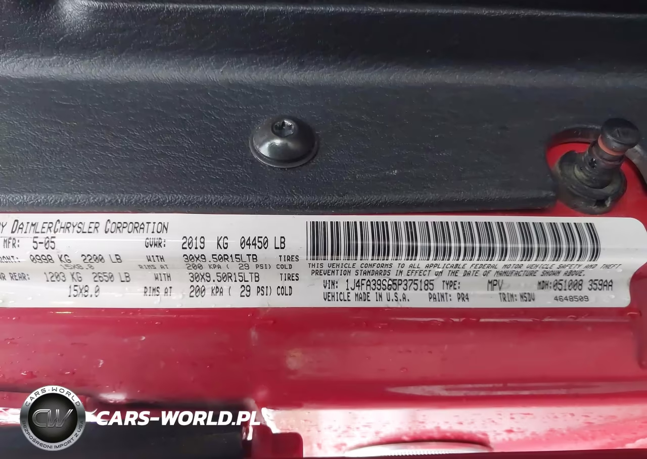 2005 Jeep Wrangler X VIN:1J4FA39S65P375185 - 9