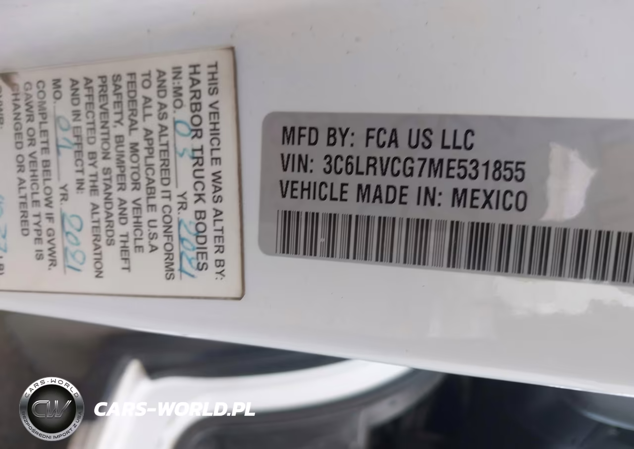 2021 Ram Promaster 2500 High Roof 136 Wb VIN:3C6LRVCG7ME531855 - 9