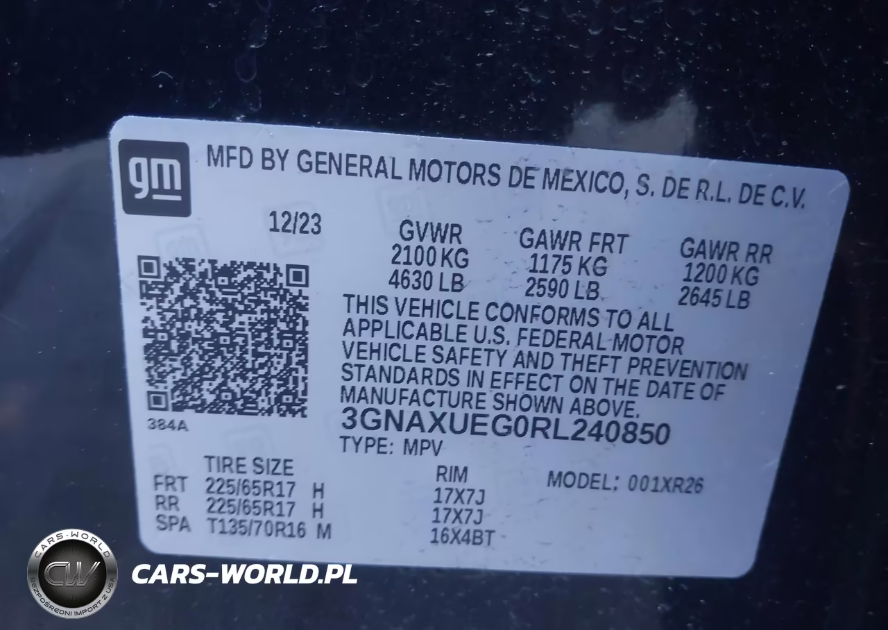 2024 Chevrolet Equinox Awd Lt VIN:3GNAXUEG0RL240850 - 9