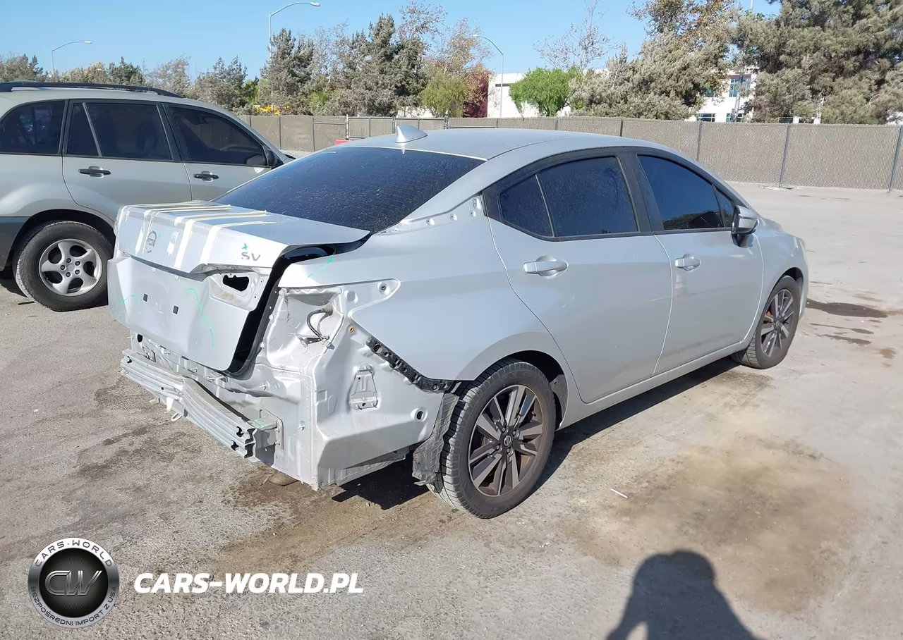 2021 Nissan Versa Sv Xtronic Cvt VIN:3N1CN8EV4ML886790 - 4