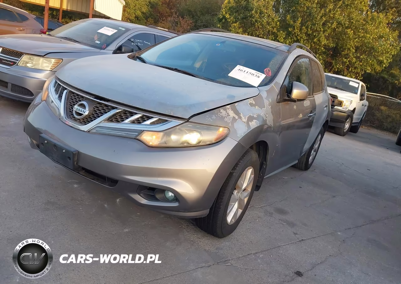 2011 Nissan Murano Sv VIN:JN8AZ1MUXBW061423 - 2