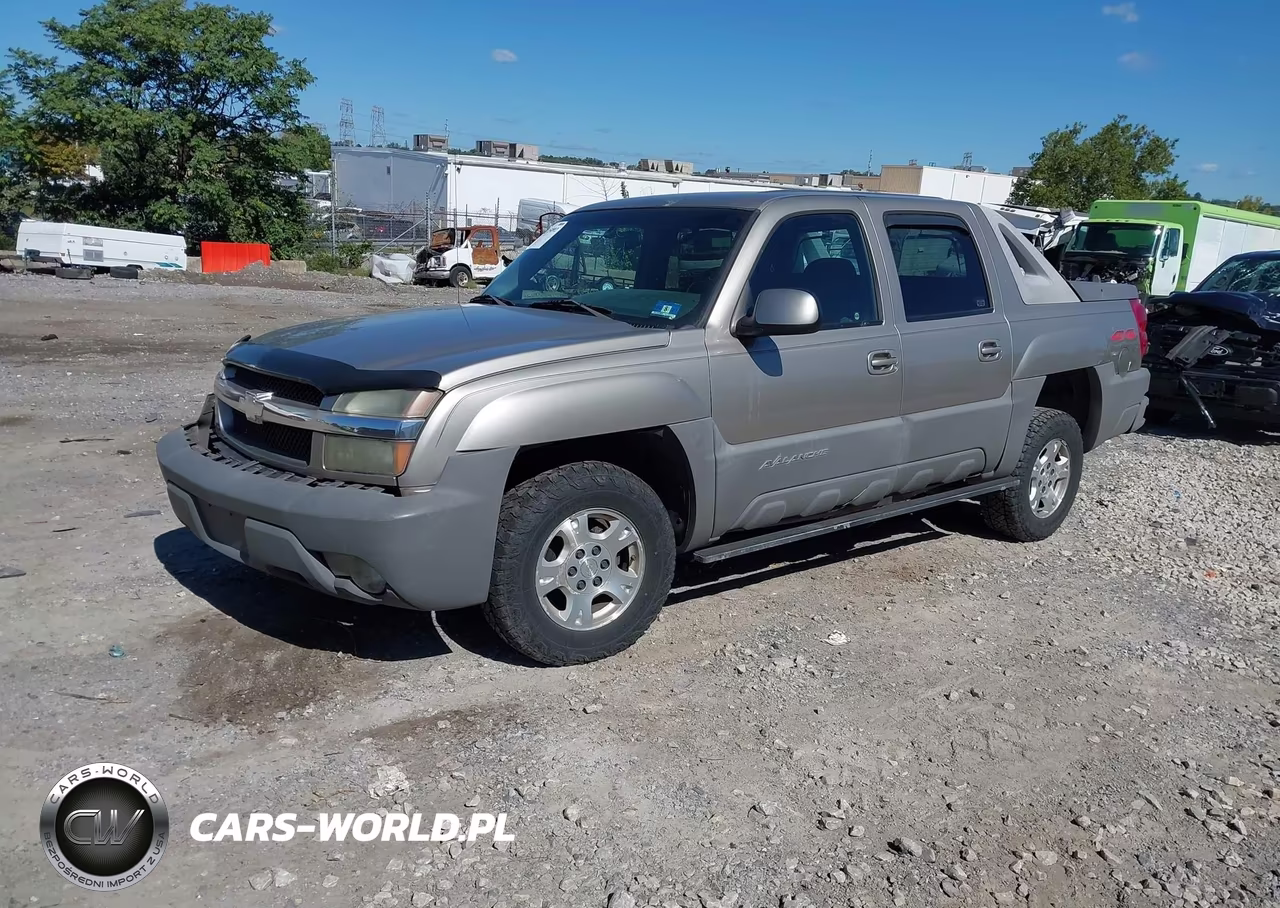 2002 Chevrolet Avalanche 1500 VIN:3GNEK13T72G289055 - 2