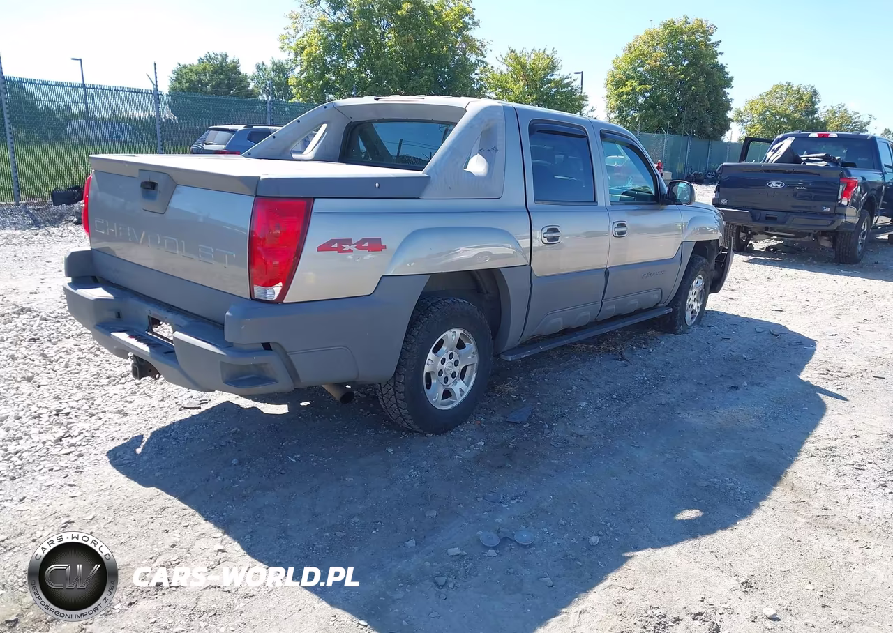 2002 Chevrolet Avalanche 1500 VIN:3GNEK13T72G289055 - 4
