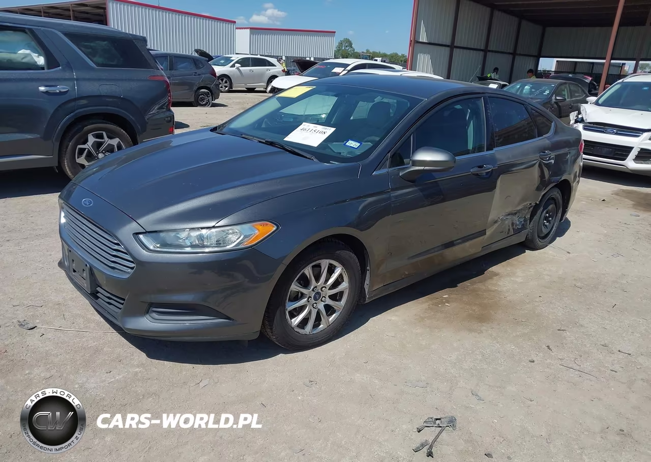 2015 Ford Fusion S VIN:3FA6P0G73FR263445 - 2