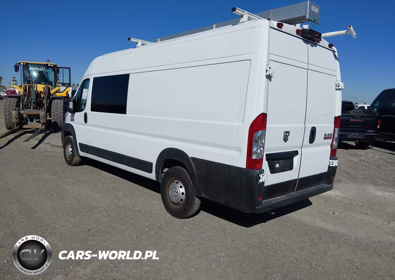 2022 Ram Promaster 3500 Cargo Van High Roof 159 Wb Ext VIN:3C6MRVJG5NE138252 - 3
