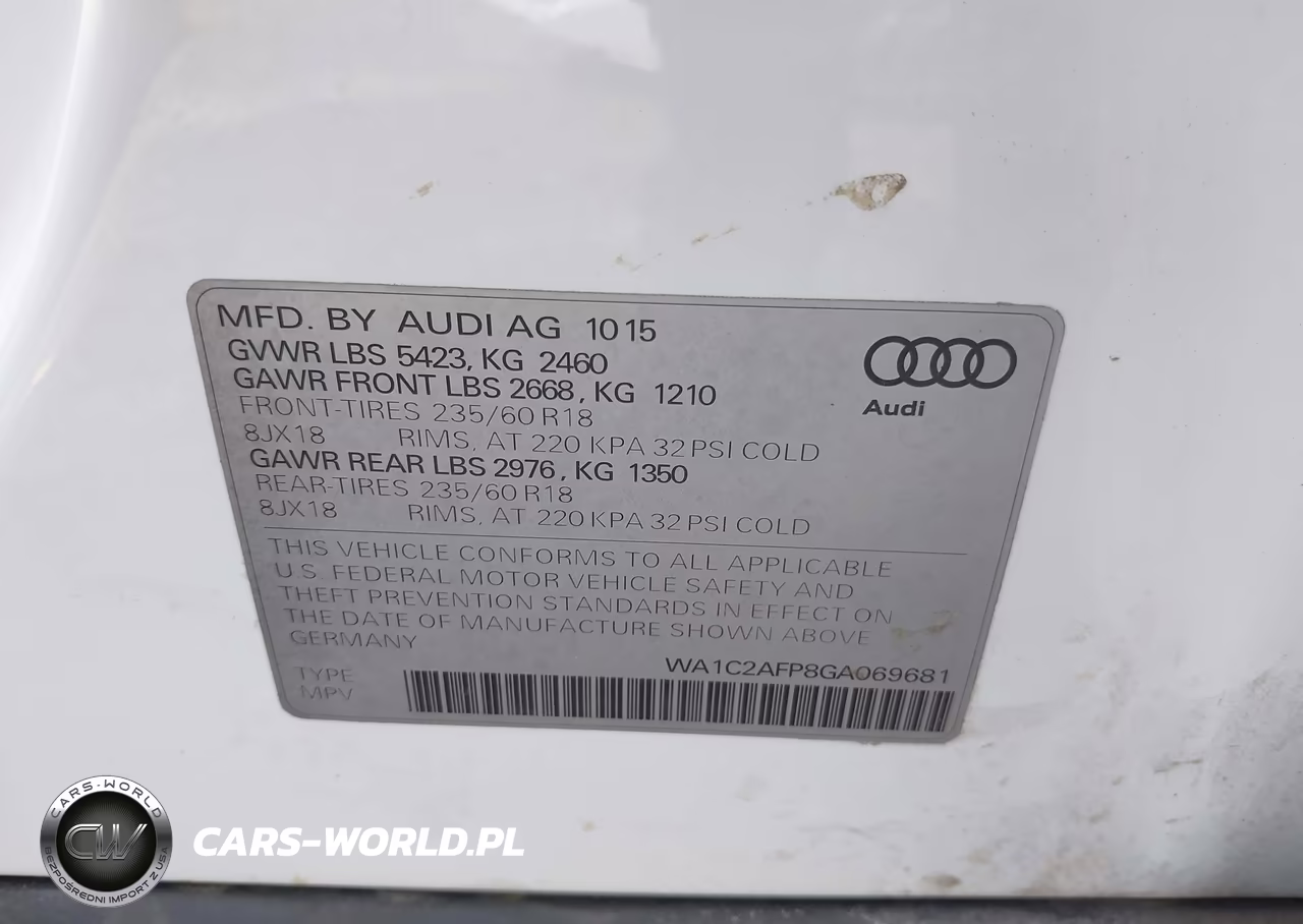 2016 Audi Q5 2.0T Premium VIN:WA1C2AFP8GA069681 - 9