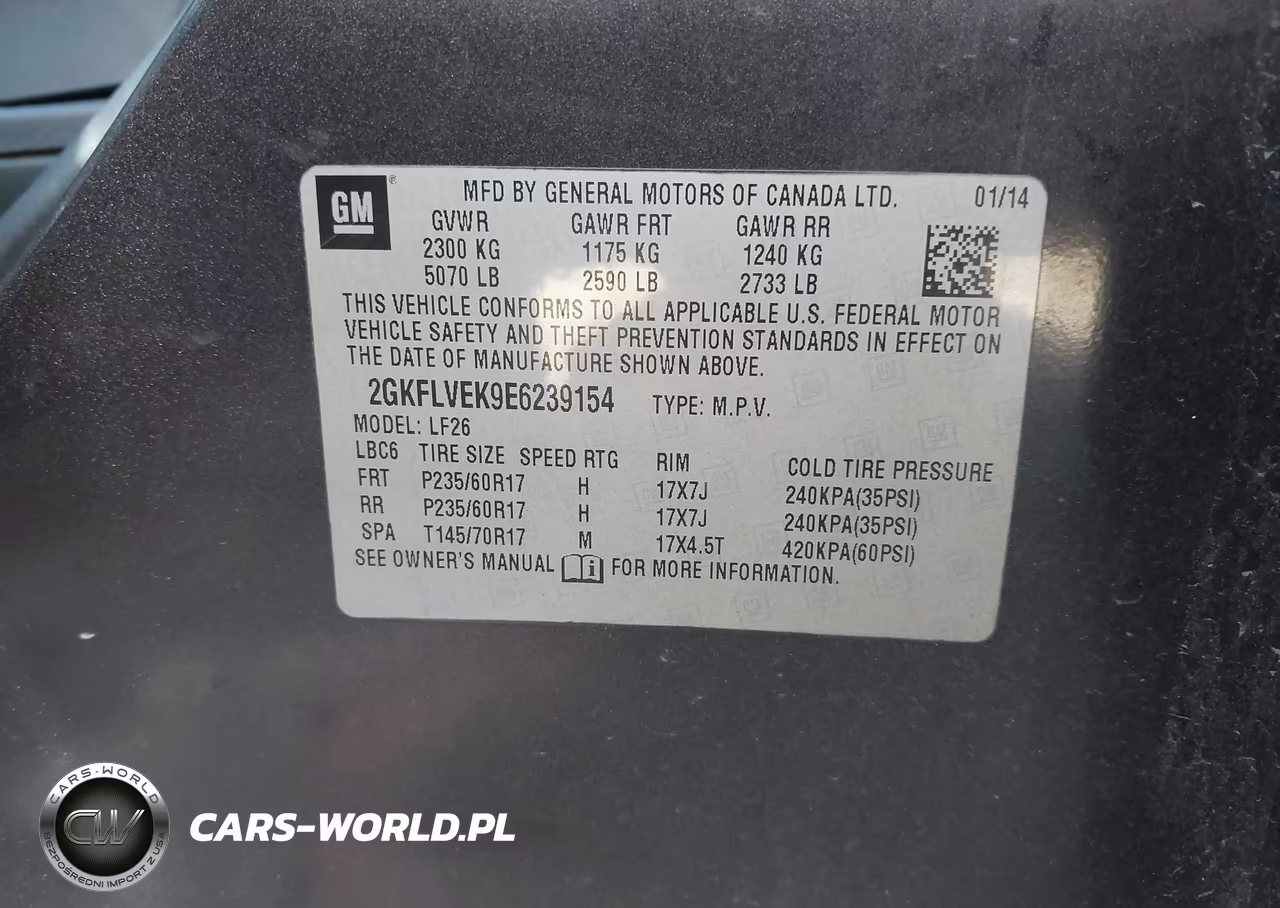 2014 GMC Terrain Sle-1 VIN:2GKFLVEK9E6239154 - 9