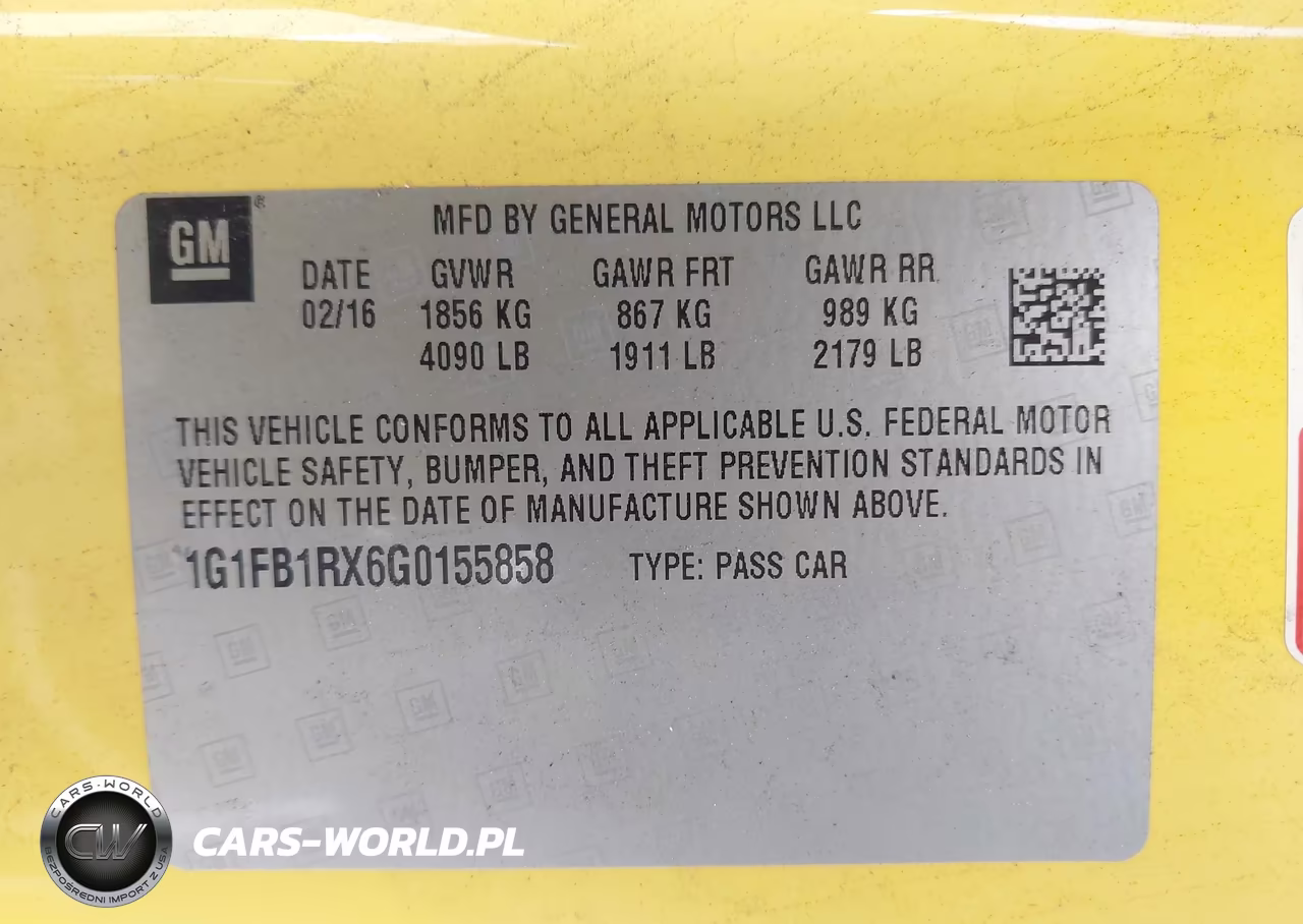 2016 Chevrolet Camaro 1Lt VIN:1G1FB1RX6G0155858 - 9