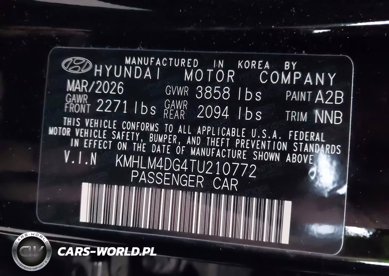 2026 Hyundai Elantra Sel Sport VIN:KMHLM4DG4TU210772 - 9