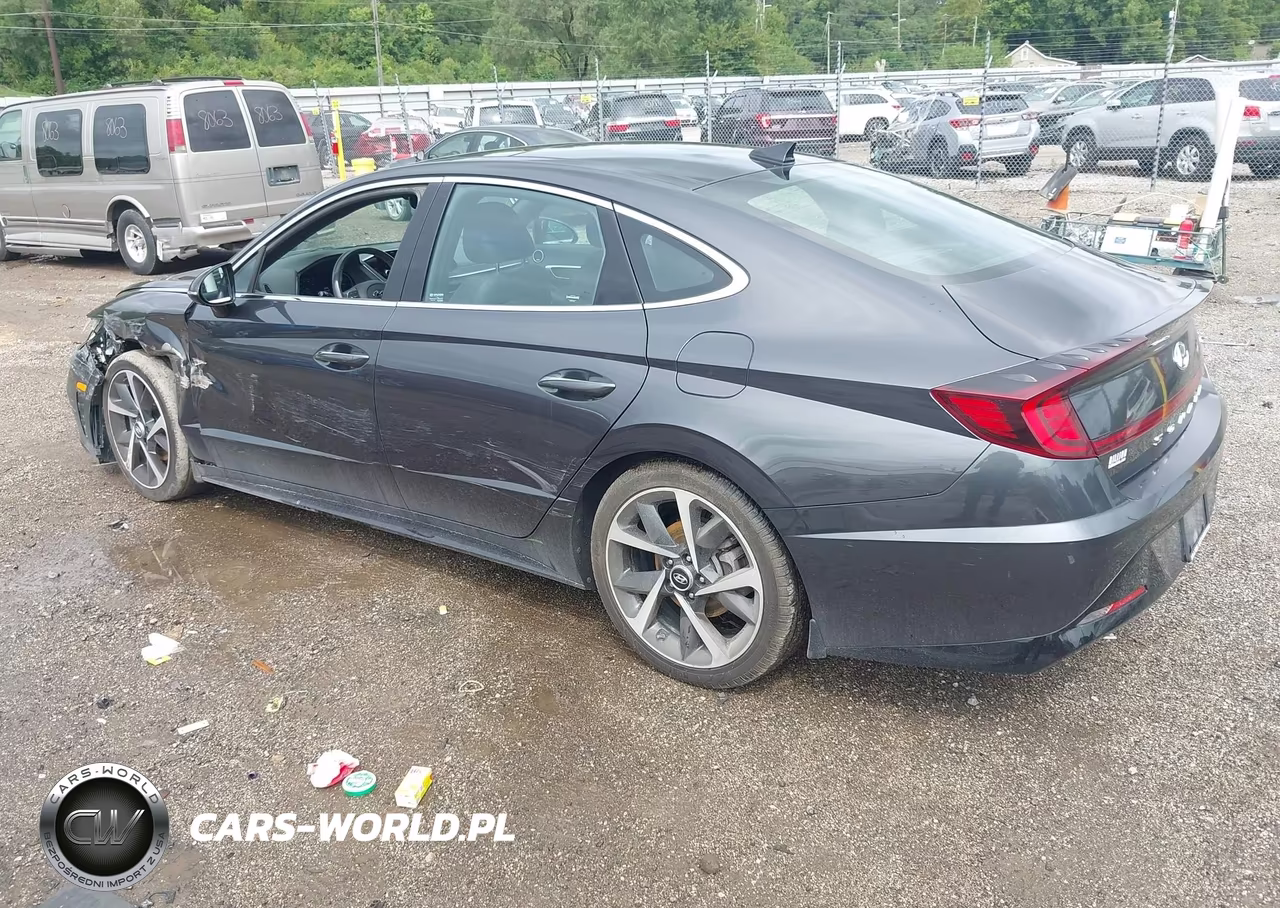 2021 Hyundai Sonata Sel Plus VIN:5NPEJ4J24MH122007 - 3