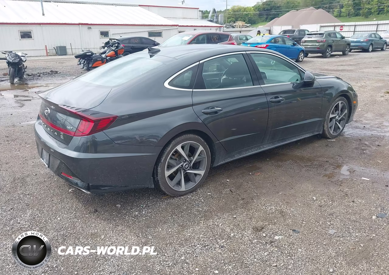 2021 Hyundai Sonata Sel Plus VIN:5NPEJ4J24MH122007 - 4