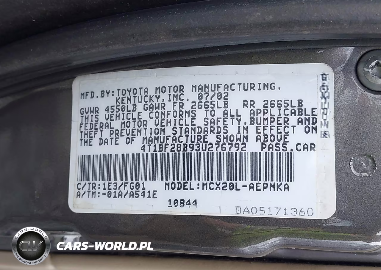 2003 Toyota Avalon Xl VIN:4T1BF28B93U276792 - 9
