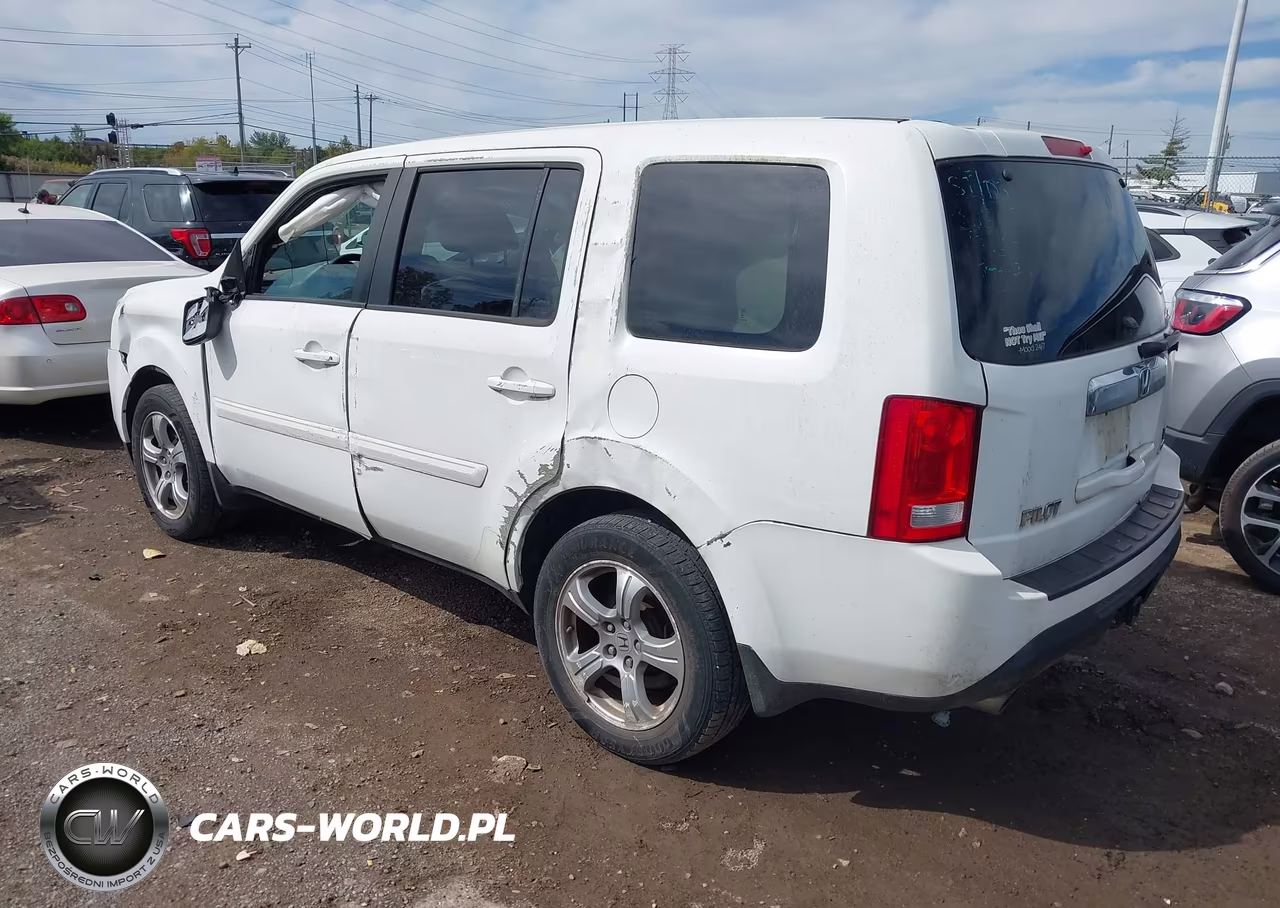 2014 Honda Pilot Ex-L VIN:5FNYF4H51EB056417 - 3