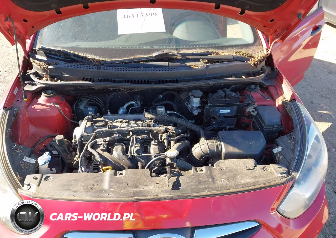 2013 Hyundai Accent Gs VIN:KMHCT5AE4DU068744 - 10