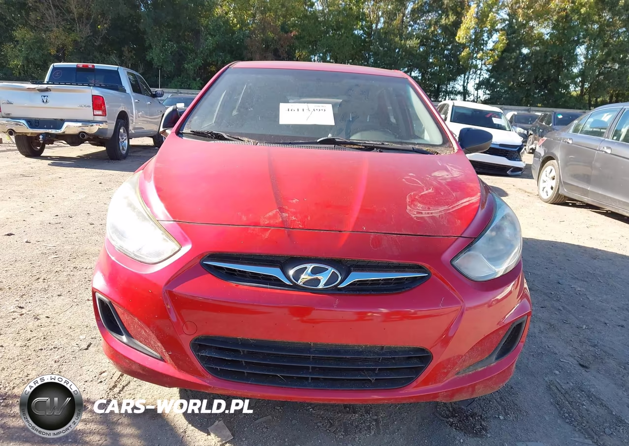 2013 Hyundai Accent Gs VIN:KMHCT5AE4DU068744 - 6