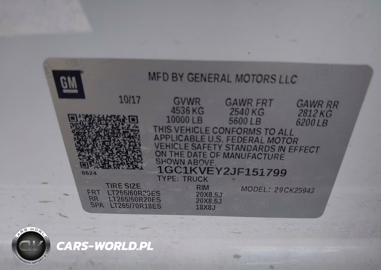 2018 Chevrolet Silverado 2500Hd Lt VIN:1GC1KVEY2JF151799 - 9