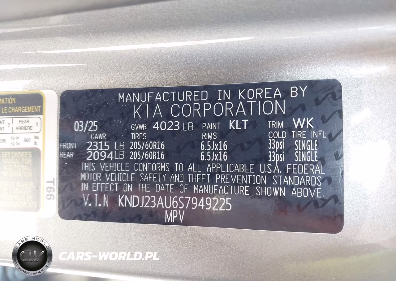 2025 Kia Soul Lx VIN:KNDJ23AU6S7949225 - 9