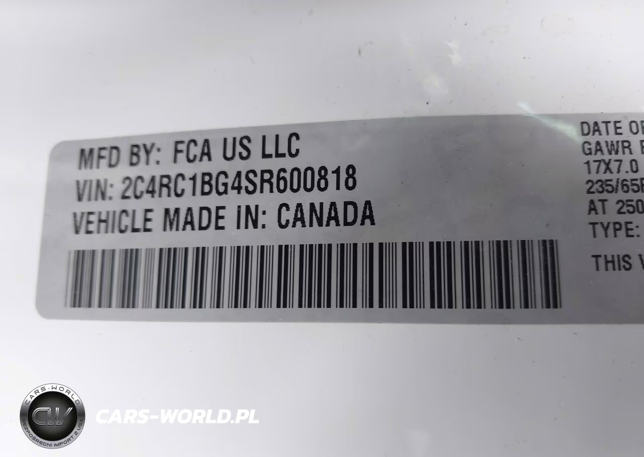2025 Chrysler Pacifica Select VIN:2C4RC1BG4SR600818 - 9