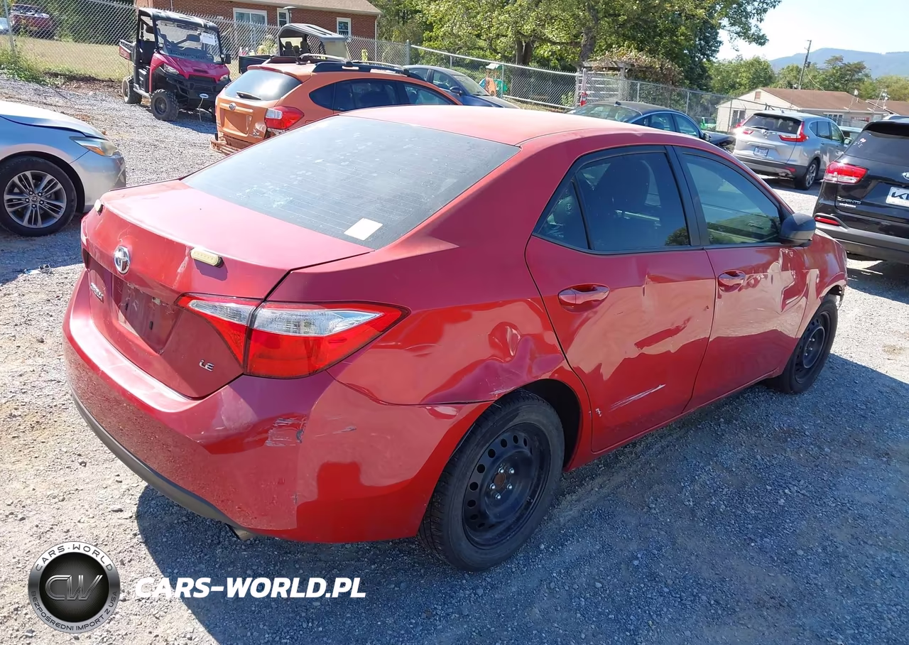2016 Toyota Corolla Le VIN:5YFBURHE4GP551694 - 4