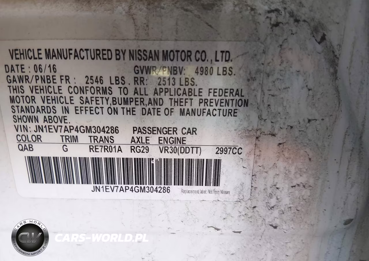 2016 Infiniti Q50 3.0T Premium VIN:JN1EV7AP4GM304286 - 9