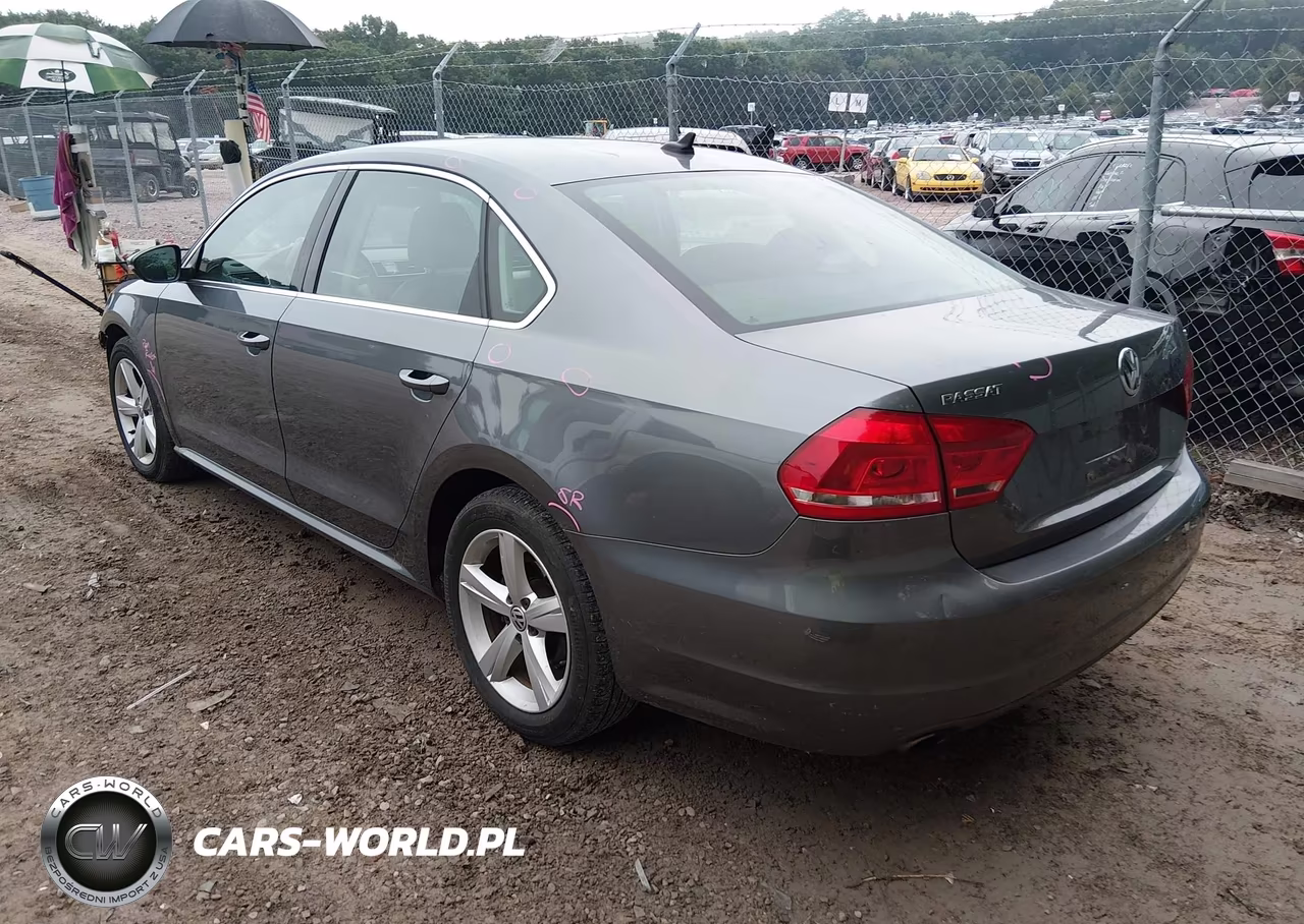 2012 Volkswagen Passat 2.5L Se VIN:1VWBH7A35CC037807 - 3