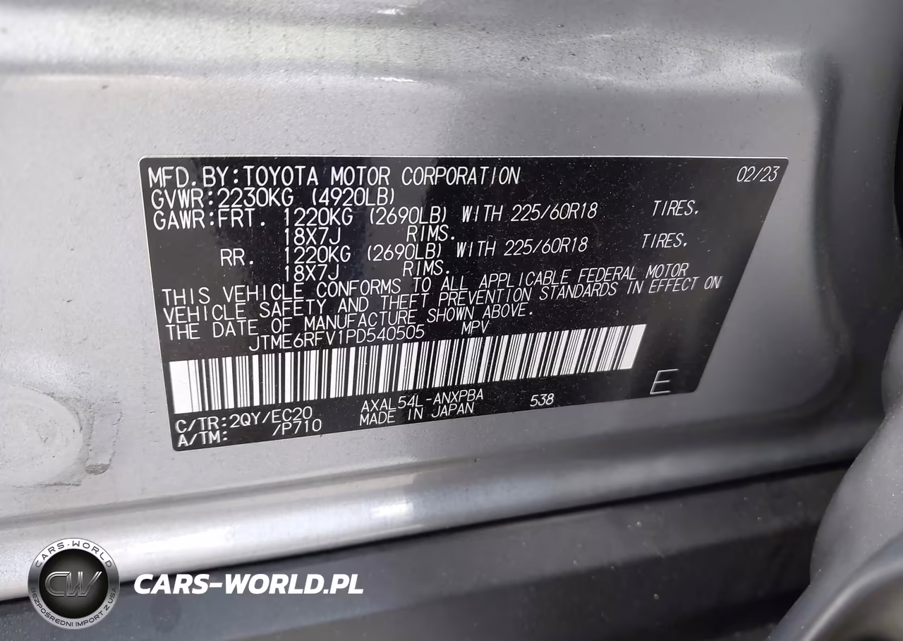 2023 Toyota Rav4 Hybrid Xse VIN:JTME6RFV1PD540505 - 9