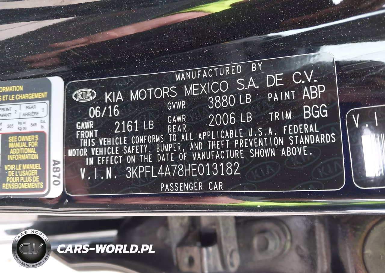 2017 Kia Forte Lx VIN:3KPFL4A78HE013182 - 9