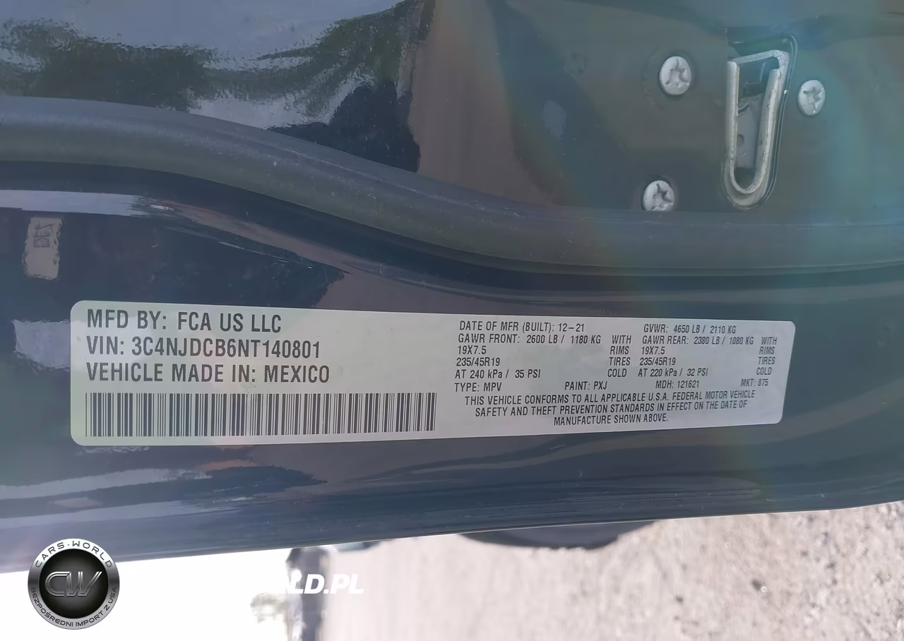 2022 Jeep Compass High Altitude 4X4 VIN:3C4NJDCB6NT140801 - 9