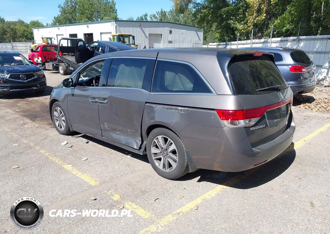 2014 Honda Odyssey Touring-Touring Elite VIN:5FNRL5H92EB047926 - 3