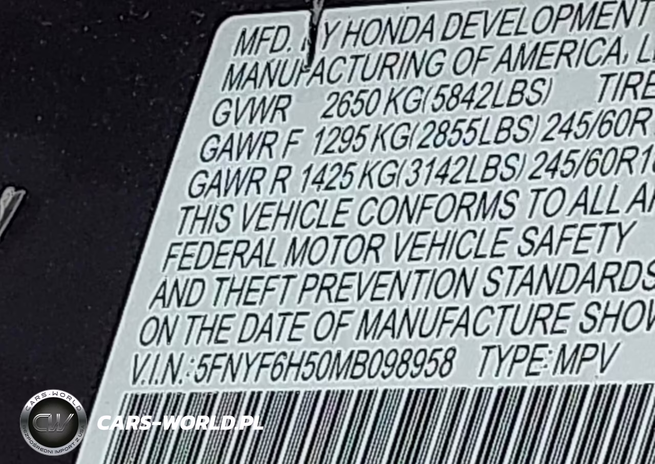 2021 Honda Pilot Exl VIN:5FNYF6H50MB098958 - 9