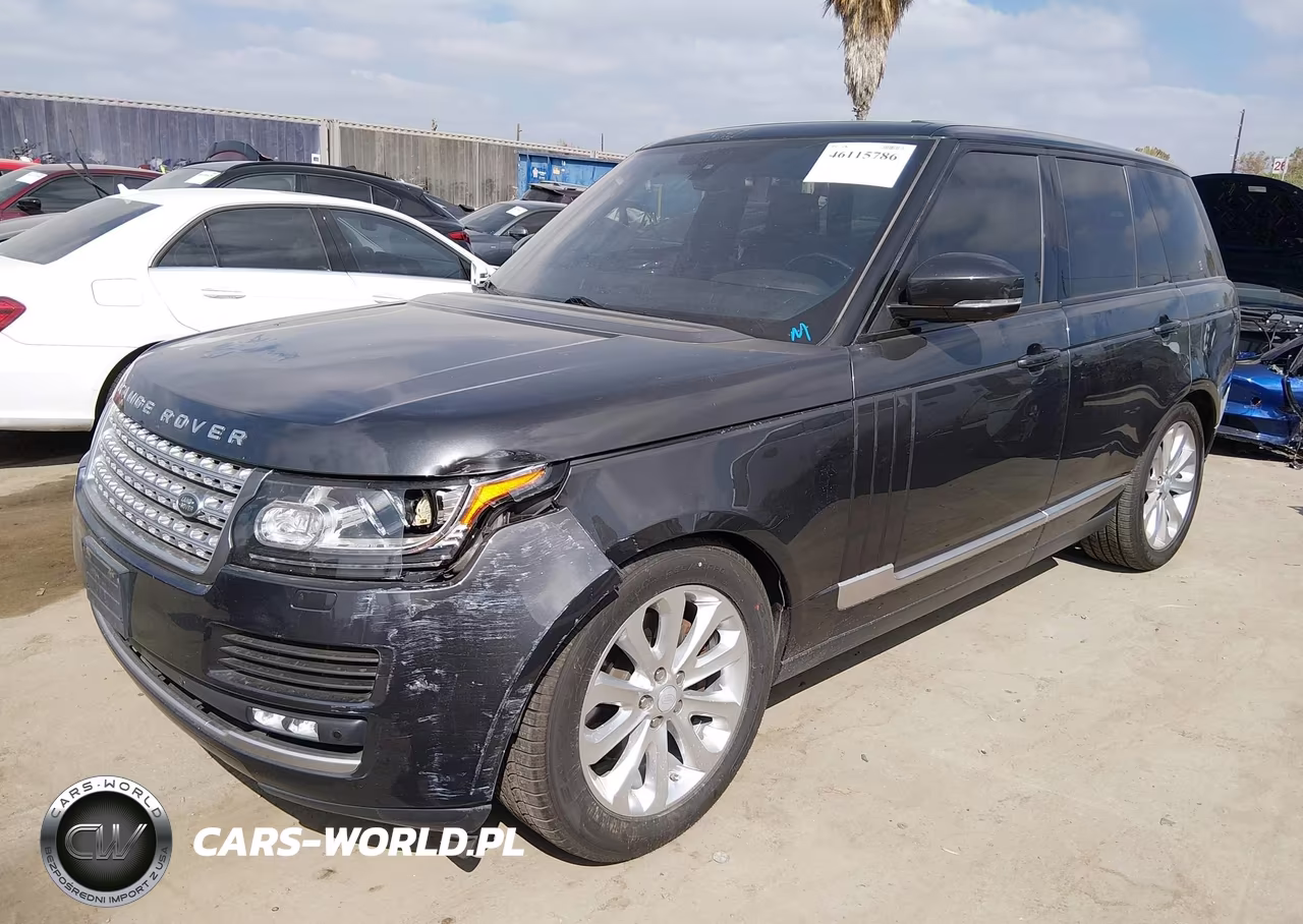 2016 Land Rover Range Rover 3.0L V6 Turbocharged Diesel Hse Td6 VIN:SALGS2KF8GA258639 - 2