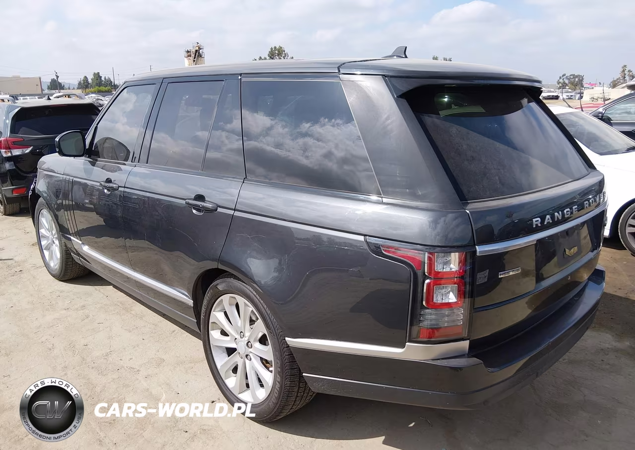 2016 Land Rover Range Rover 3.0L V6 Turbocharged Diesel Hse Td6 VIN:SALGS2KF8GA258639 - 3