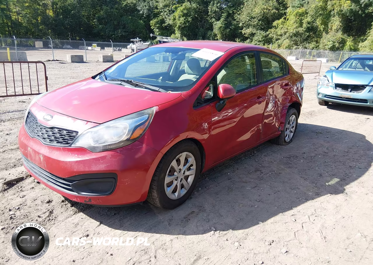 2013 Kia Rio Lx VIN:KNADM4A36D6276706 - 2