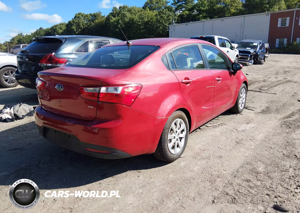 2013 Kia Rio Lx VIN:KNADM4A36D6276706 - 4
