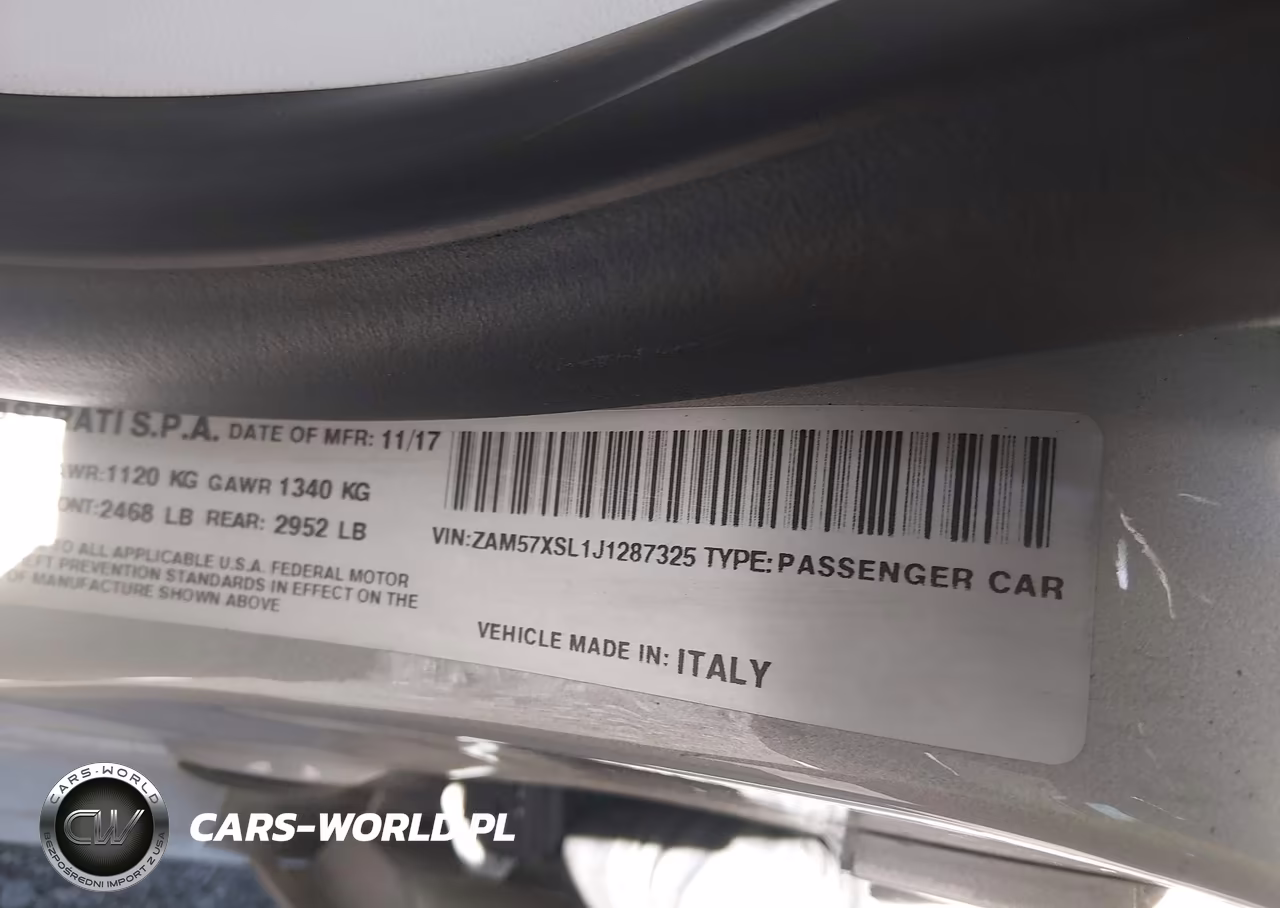 2018 Maserati Ghibli Granlusso VIN:ZAM57XSL1J1287325 - 9