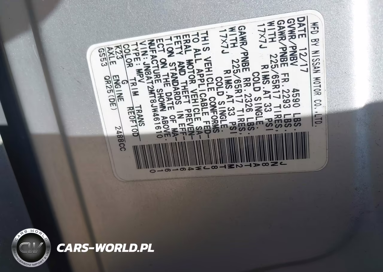 2018 Nissan Rogue S VIN:JN8AT2MT8JW461610 - 9