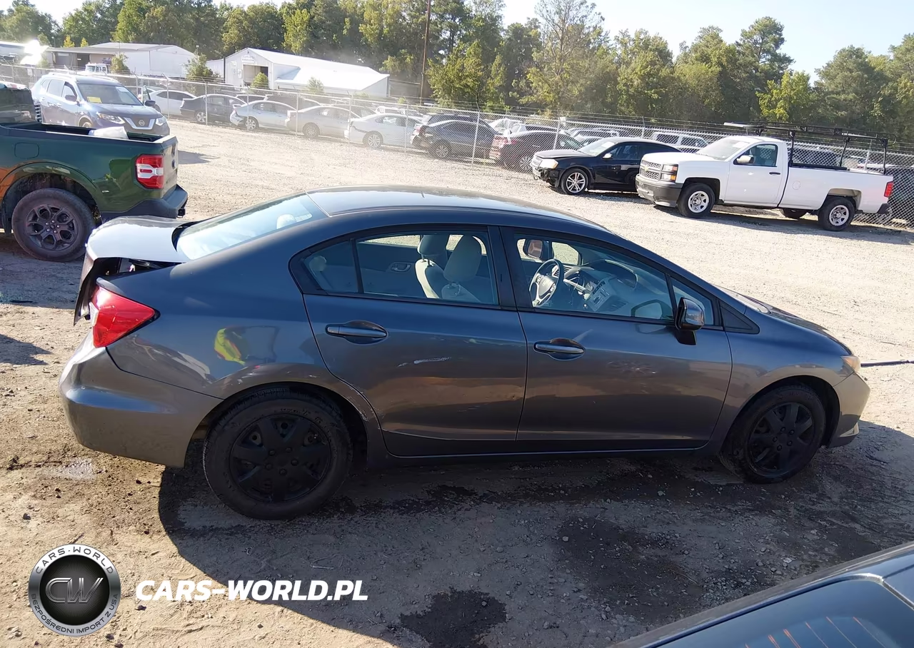 2012 Honda Civic Lx VIN:2HGFB2F57CH545987 - 13