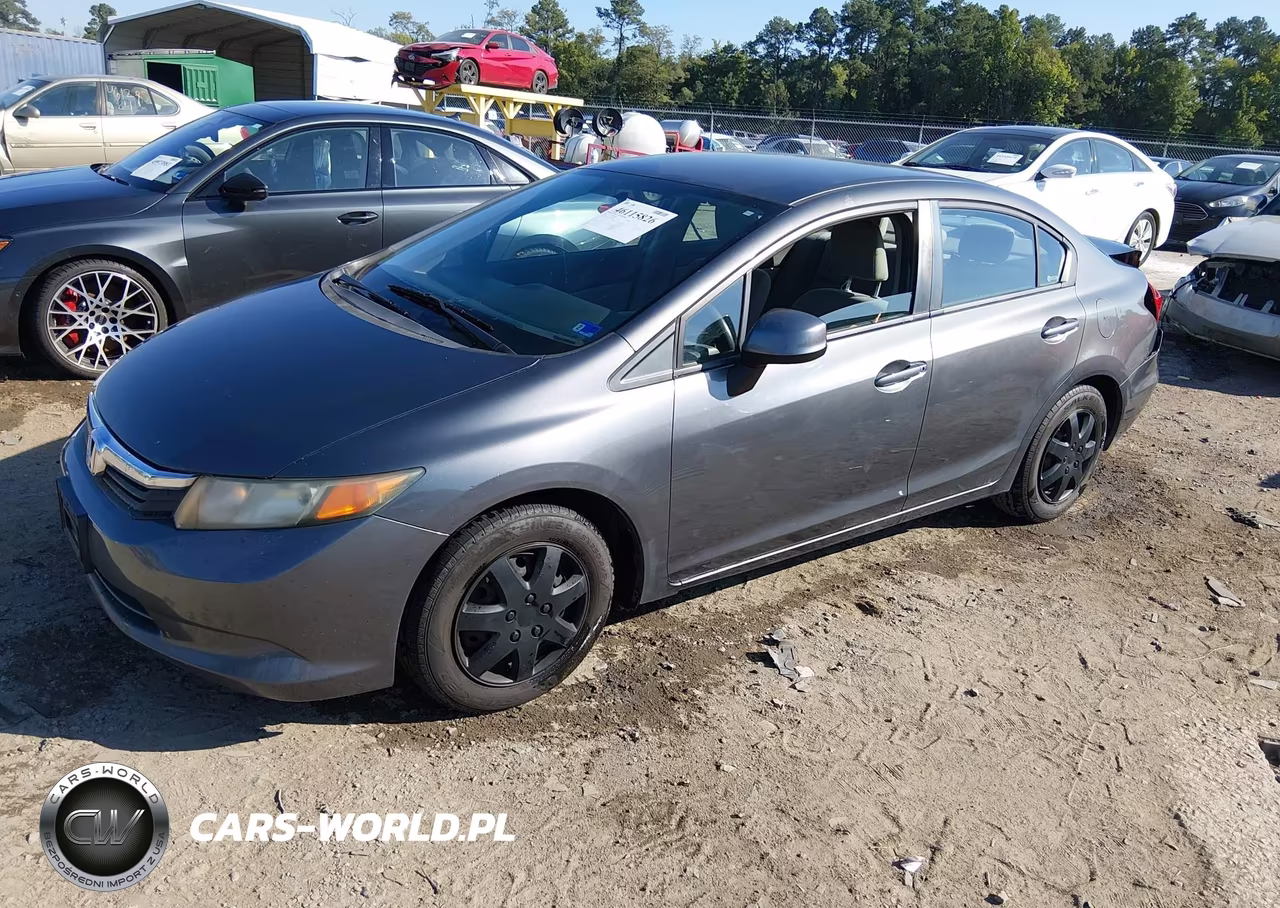 2012 Honda Civic Lx VIN:2HGFB2F57CH545987 - 2