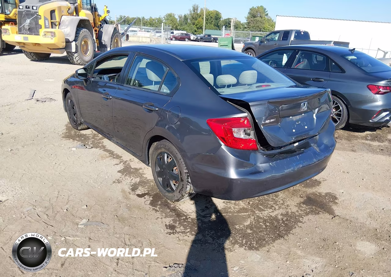 2012 Honda Civic Lx VIN:2HGFB2F57CH545987 - 3