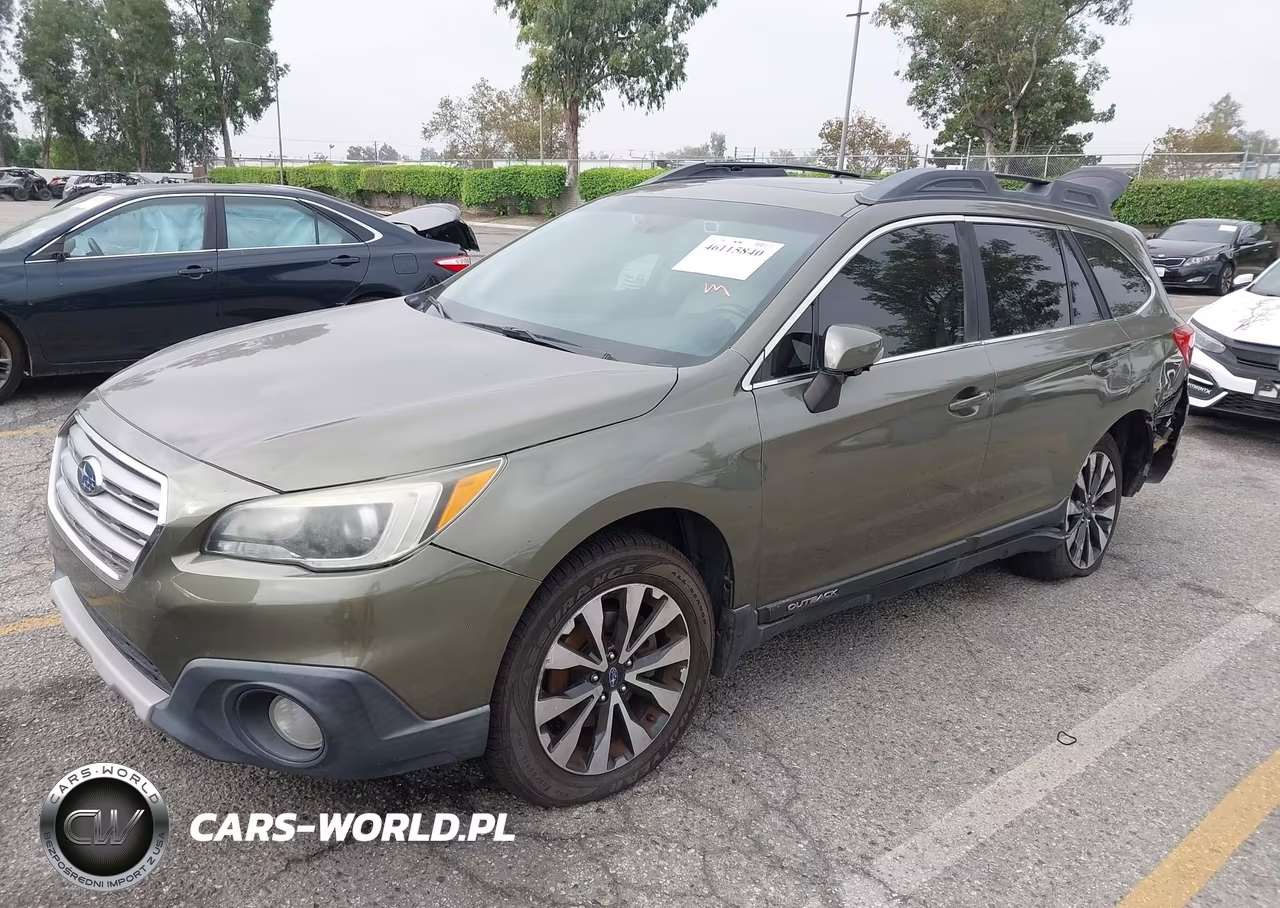 2016 Subaru Outback 2.5I Limited VIN:4S4BSANC3G3207580 - 2