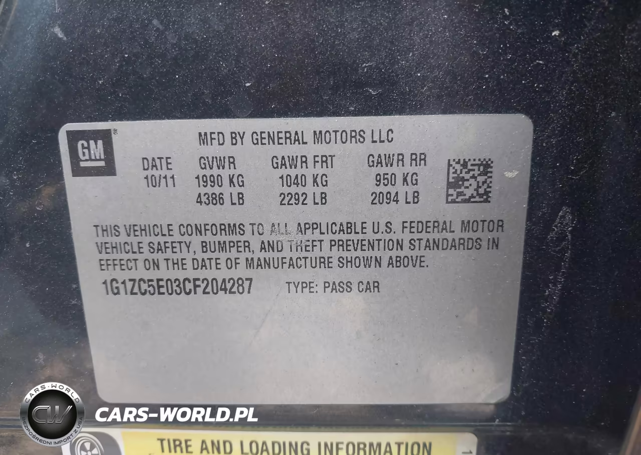2012 Chevrolet Malibu 1Lt VIN:1G1ZC5E03CF204287 - 9