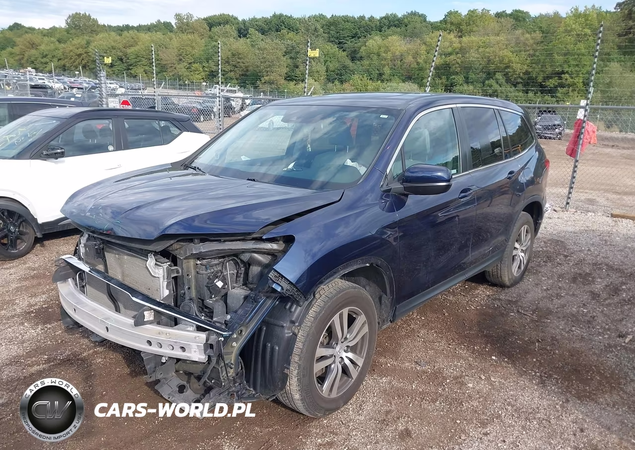 2018 Honda Pilot Ex-L VIN:5FNYF6H6XJB007666 - 2