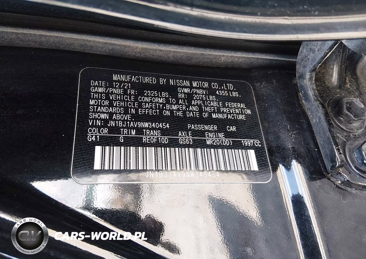 2022 Nissan Rogue Sport S Fwd Xtronic Cvt VIN:JN1BJ1AV9NW340454 - 9