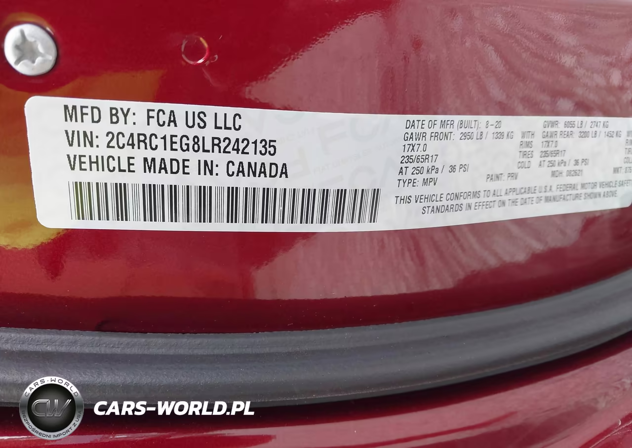 2020 Chrysler Pacifica Touring L Plus VIN:2C4RC1EG8LR242135 - 9
