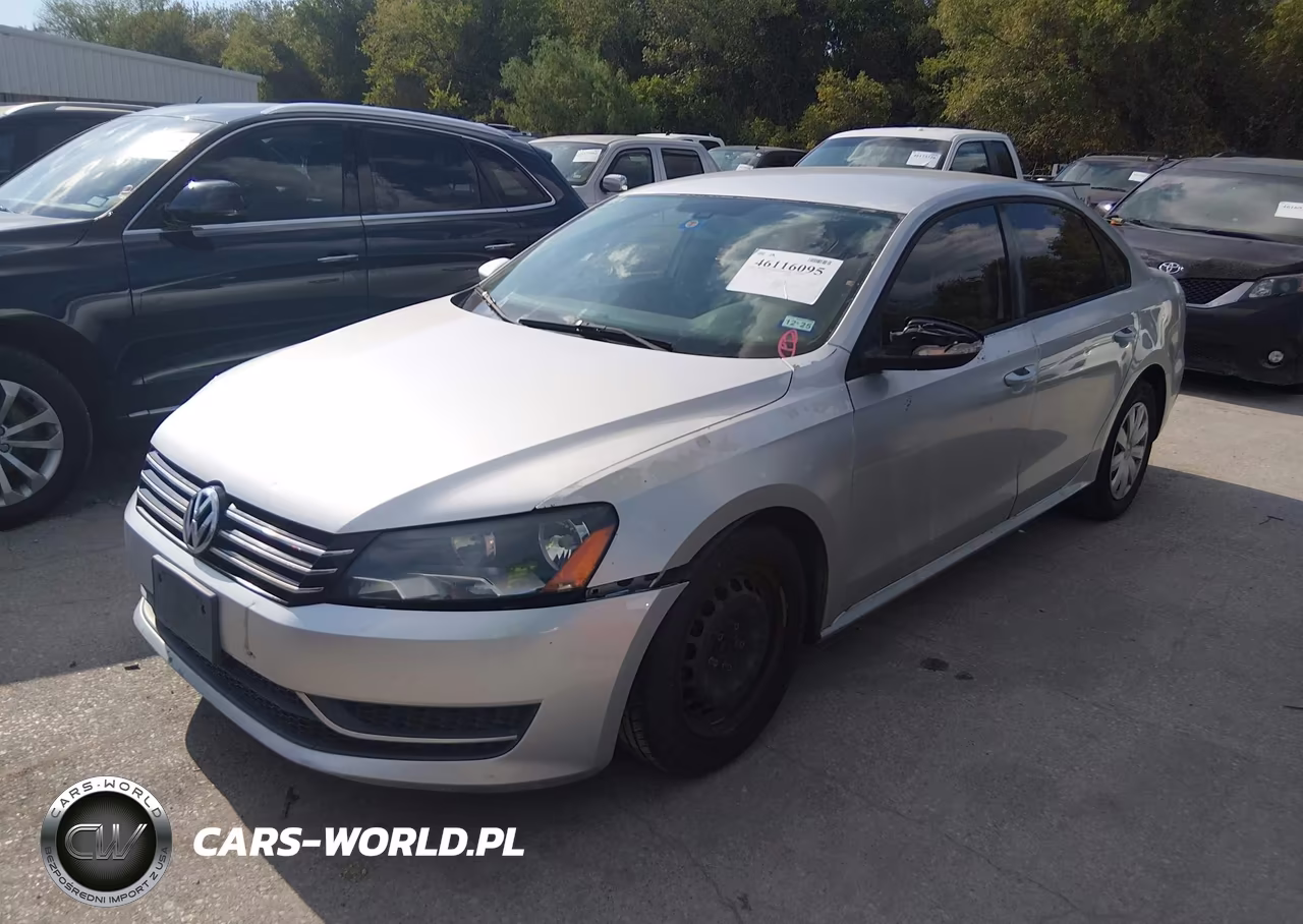 2012 Volkswagen Passat 2.5L S VIN:1VWAP7A39CC057721 - 2