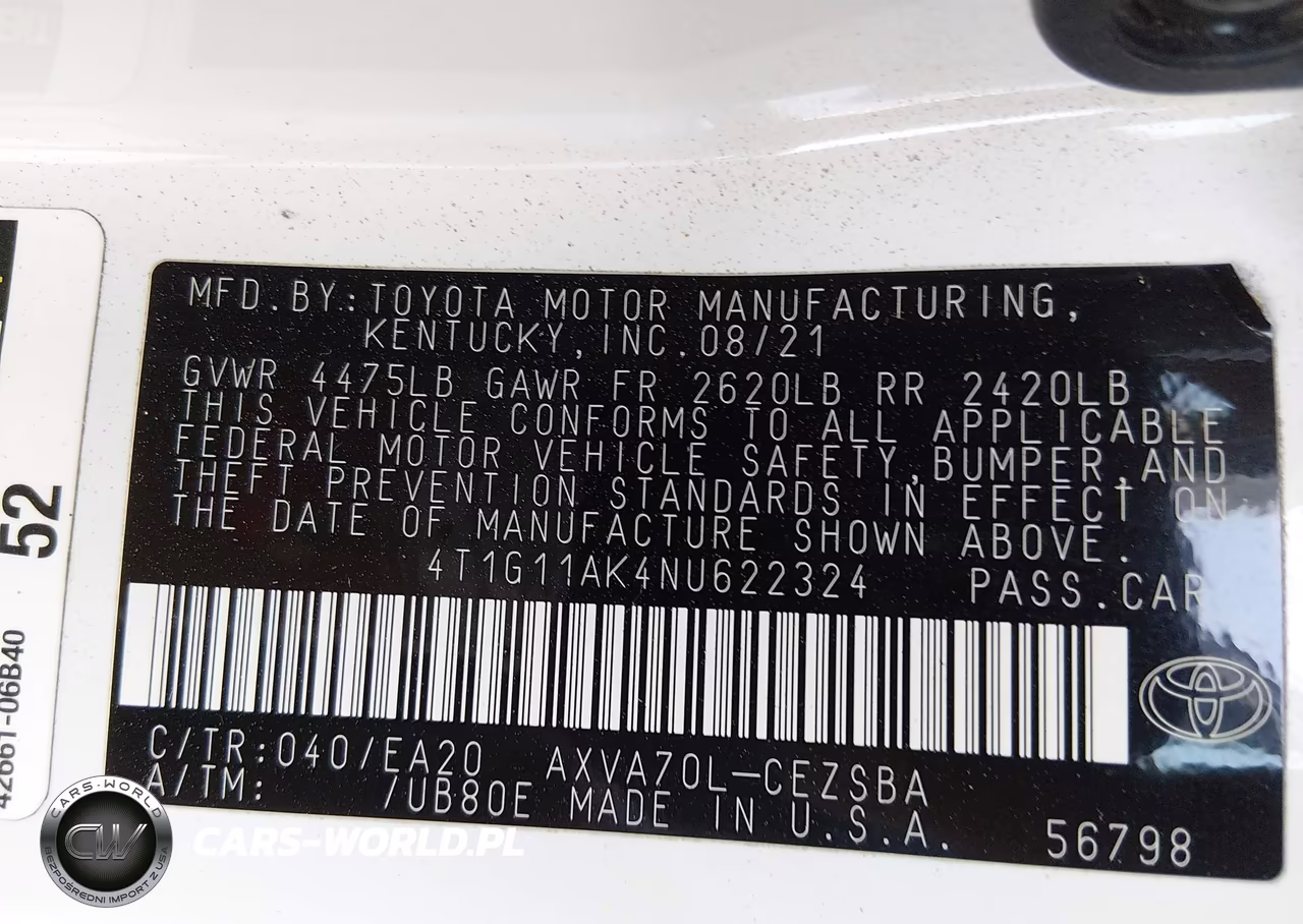 2022 Toyota Camry Se VIN:4T1G11AK4NU622324 - 9