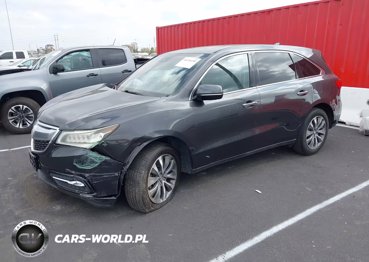 2016 Acura Mdx Technology Acurawatch Plus Packages-Technology Package VIN:5FRYD3H4XGB011128 - 2