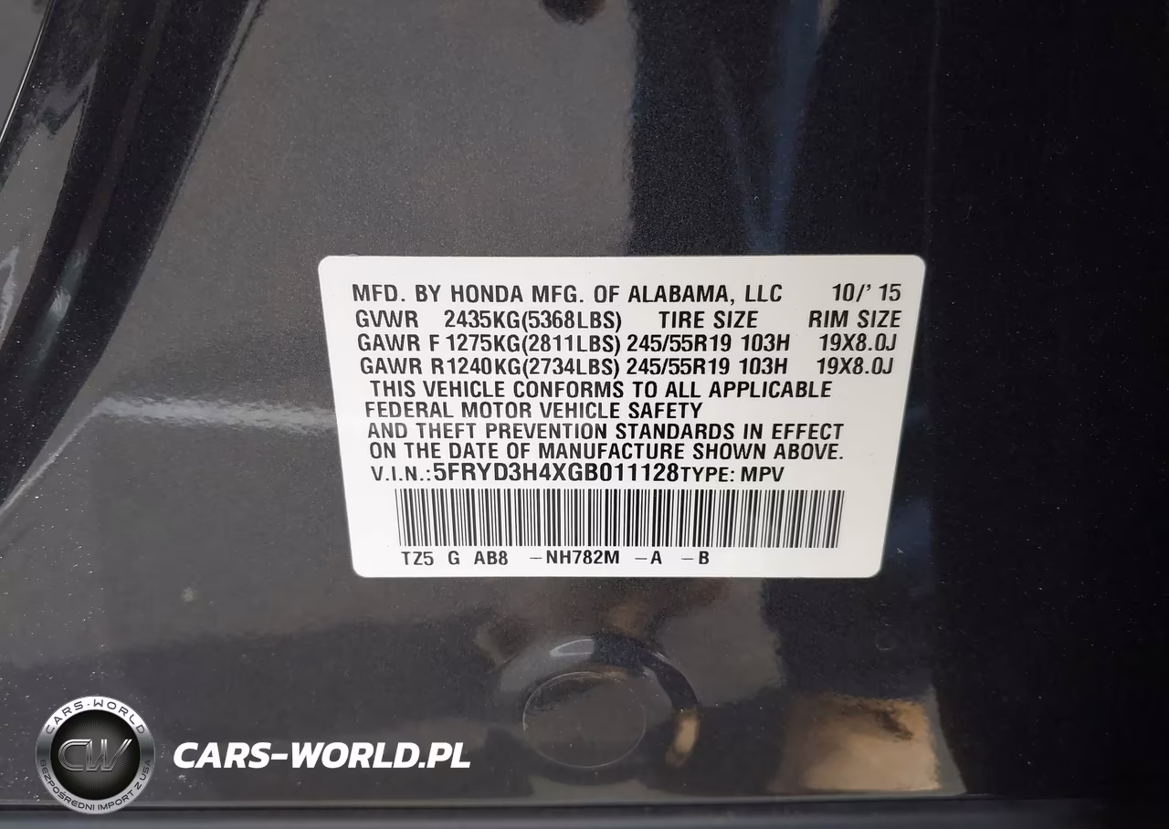 2016 Acura Mdx Technology Acurawatch Plus Packages-Technology Package VIN:5FRYD3H4XGB011128 - 9
