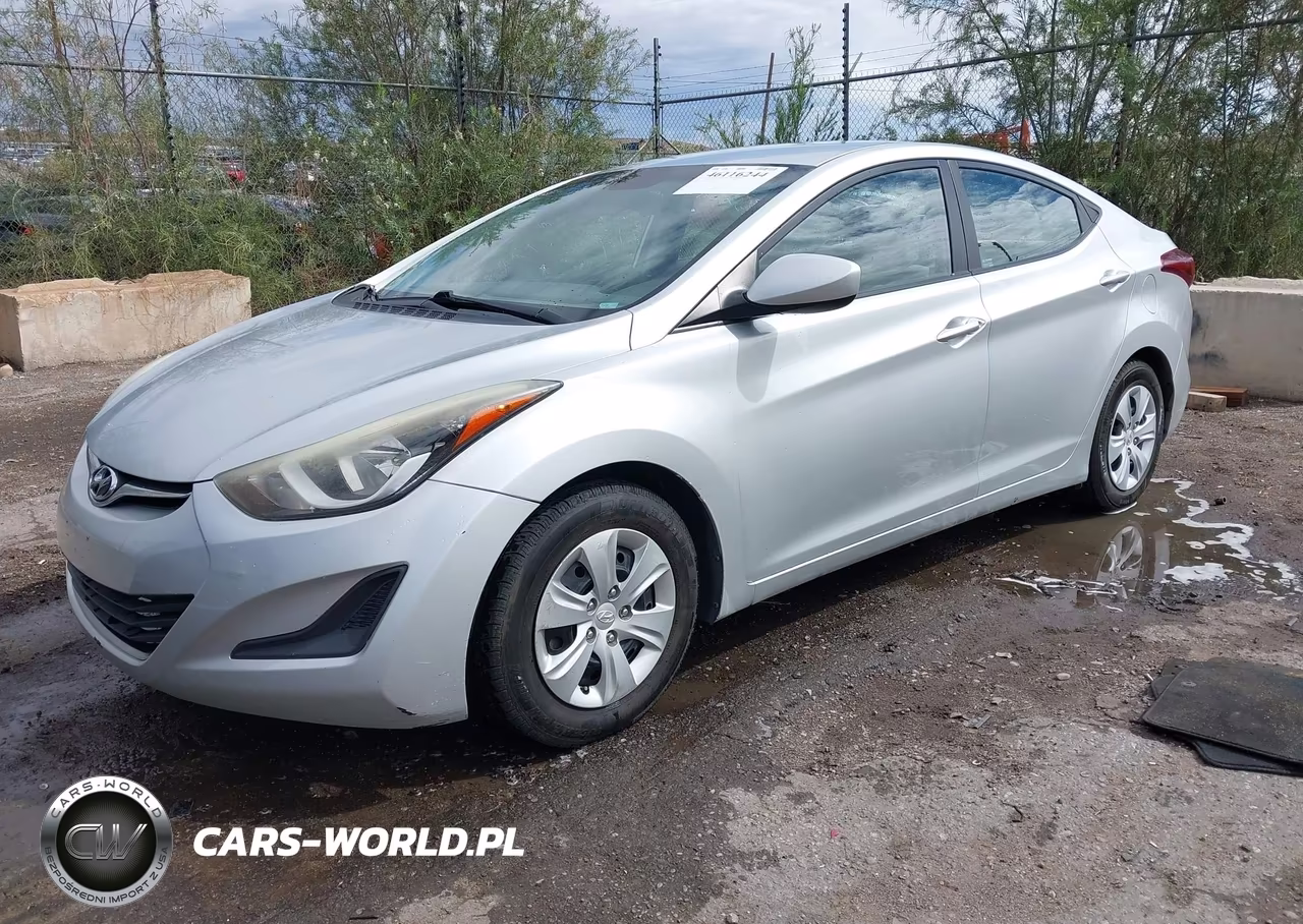 2016 Hyundai Elantra Se VIN:5NPDH4AE3GH681344 - 2