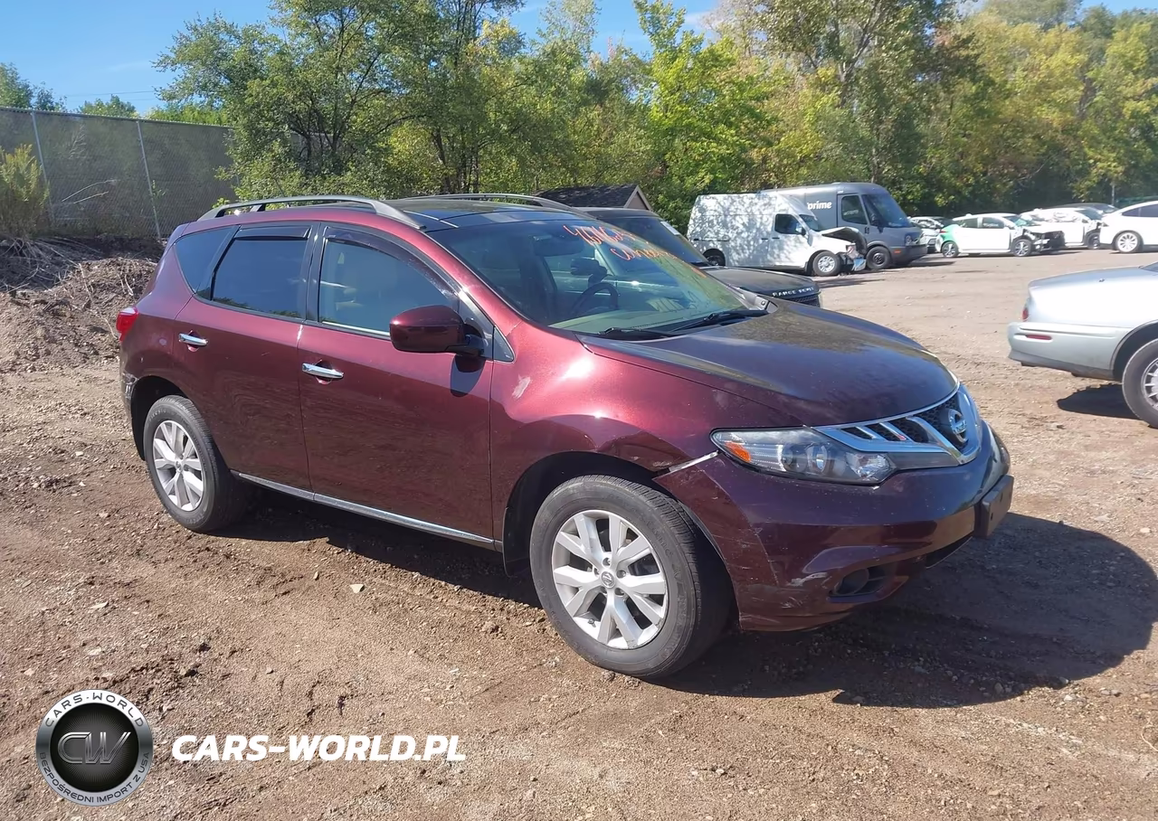 2014 Nissan Murano Sl VIN:JN8AZ1MW6EW521439 - 1